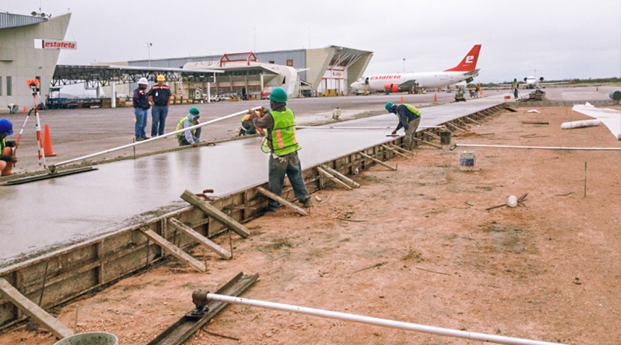 Pista de aterrizaje Aeropuerto. San Luis Potosí